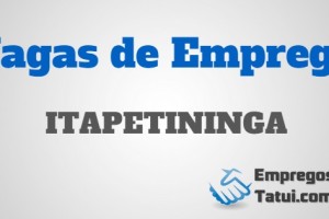 vagas de emprego em itapetininga