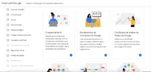 Cursos Google com Certificado Grátis: Lista Atualizada + Como Usar para Conseguir Emprego.