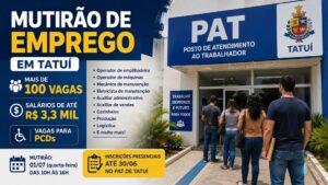 mutirão de emprego tatui vagas.