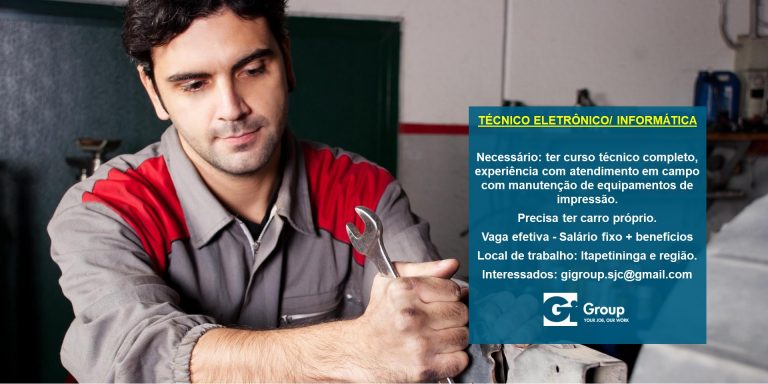 TÉCNICO ELETRÔNICO/INFORMÁTICA